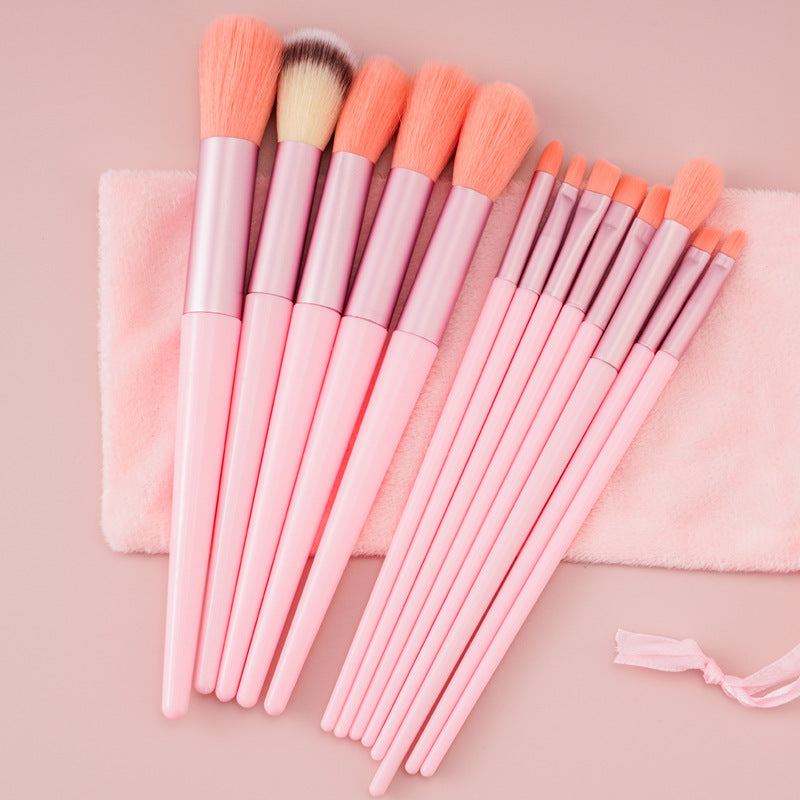 13-Pcs Makeup Brush Set – Foundation, Eyeshadow & Blush Brushes