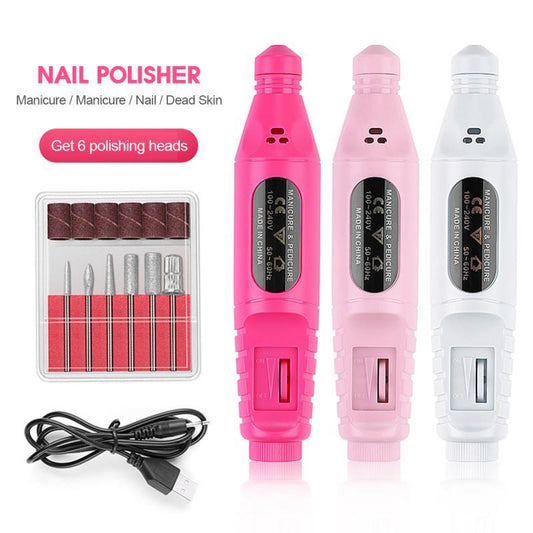 Electric Nail Polish Machine Pen – Professional Nail Art Drill Tool for Manicure & Pedicure