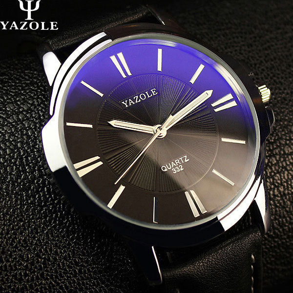 YAZOLE Men’s Fashion Quartz Watch – Luxury Business Wristwatch