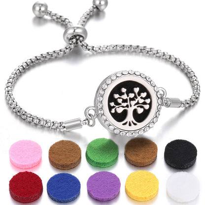 2024 New Kaleidoscope Aromatherapy Bracelet – Essential Oil Diffuser Locket Jewelry for Women