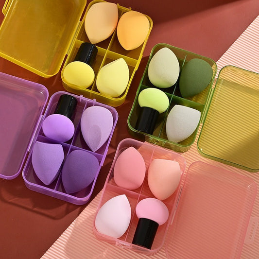 Beauty Egg Powder Puff Set – Gourd & Mushroom Sponges