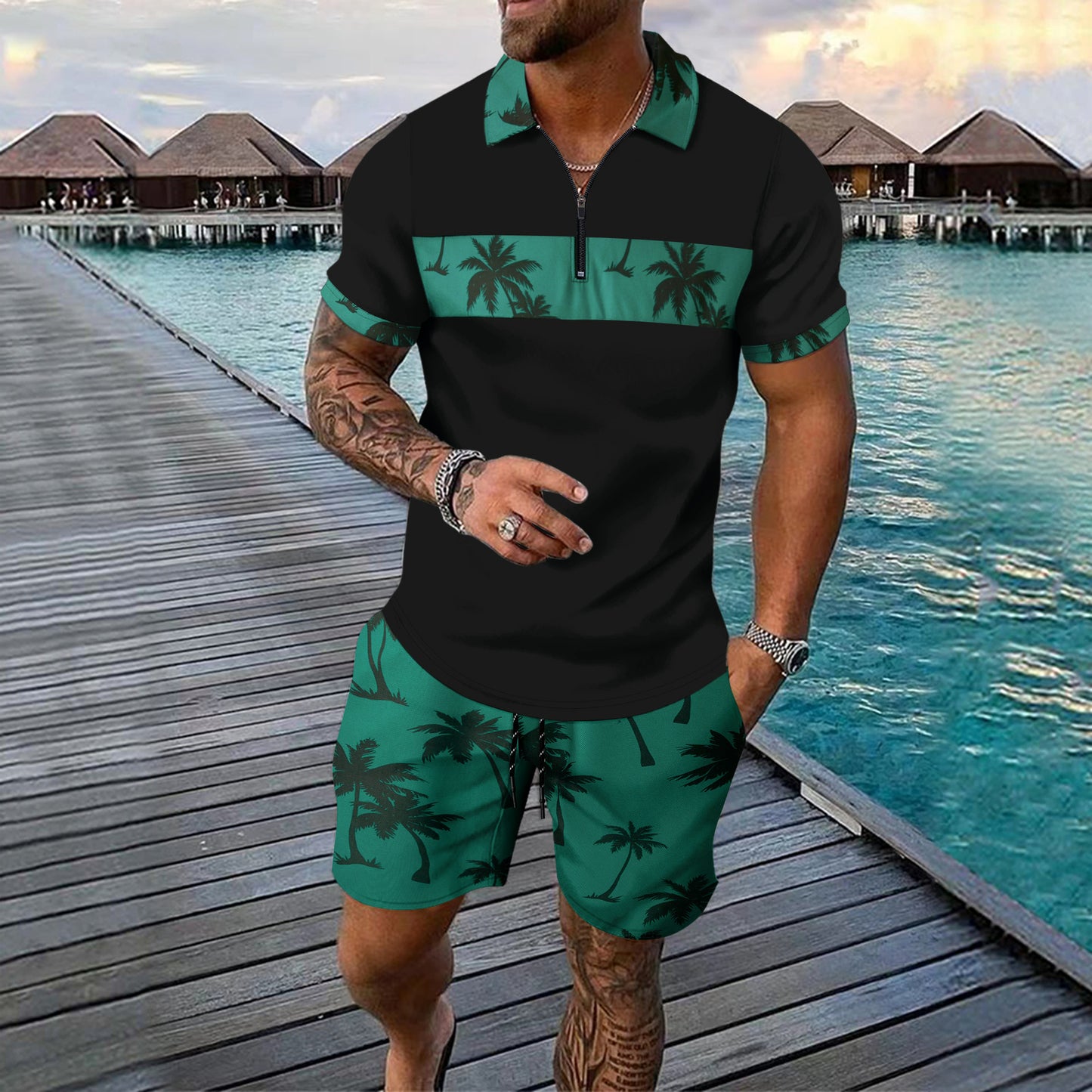 Summer New Men Leisure Set