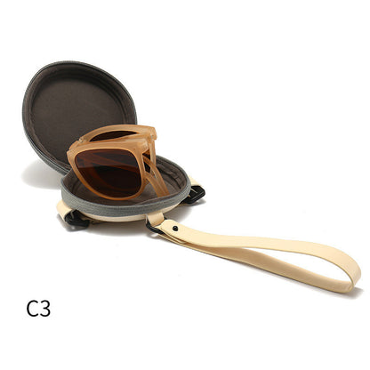 Trendy Women’s Foldable Polarized Sunglasses – TR Frame