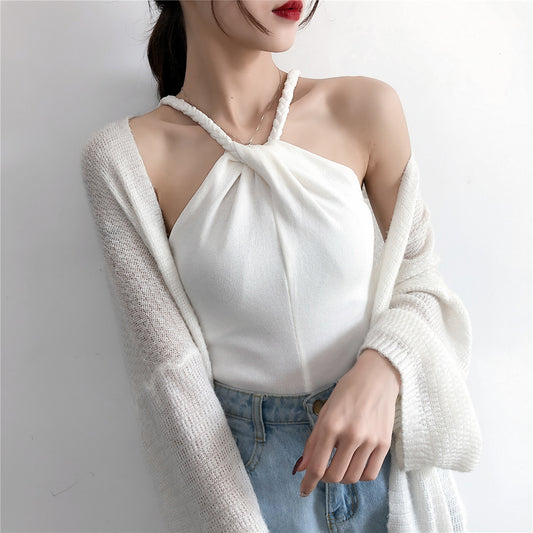 Women’s Off Shoulder Knitted Camisole