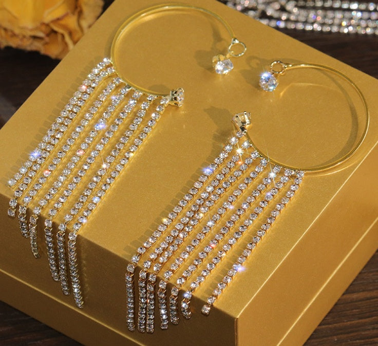 Fashion Long Tassel Earrings – Simple & Elegant