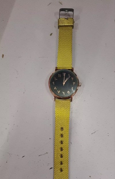 Fashion Creative Couple Quartz Watches – Digital Mesh Band