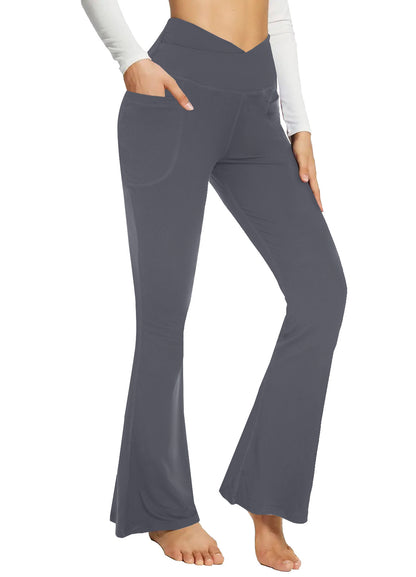Women’s Plus Size Wide Leg Pants with Paper Bag Waist