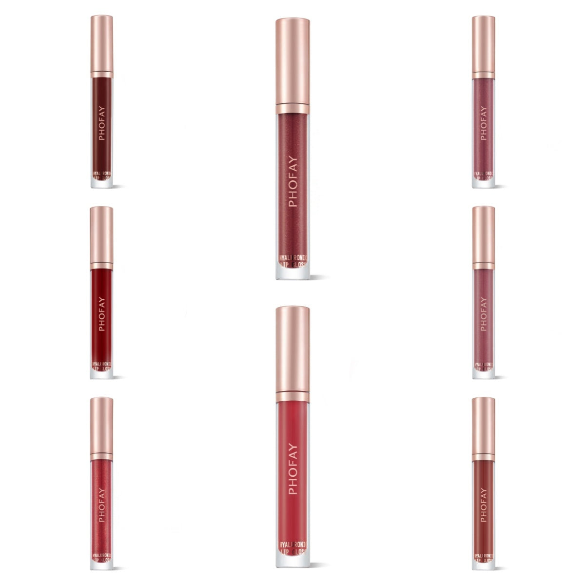 PHOFAY Hyaluronic Lip Gloss – Moisturizing Plumping Shine