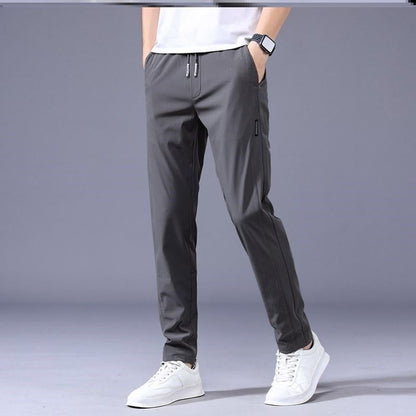 Men’s Drawstring Casual Pants – Loose Fit