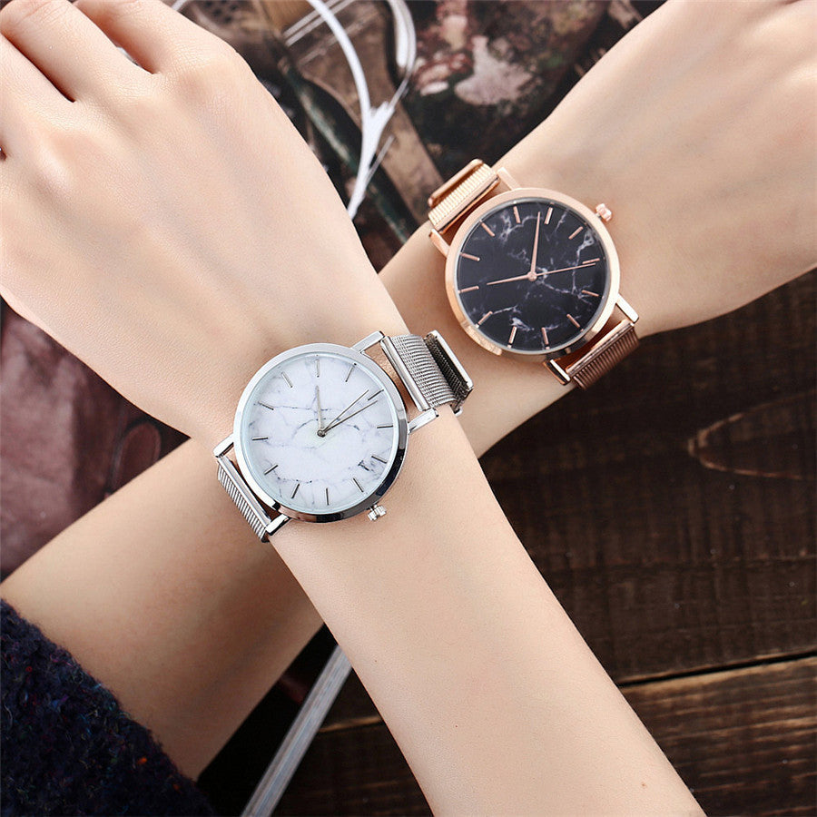 Women’s Vansvar Quartz Marble Wristwatch