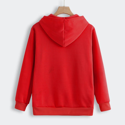 Women’s Hoodie Sweatshirt with Cat Pocket Design