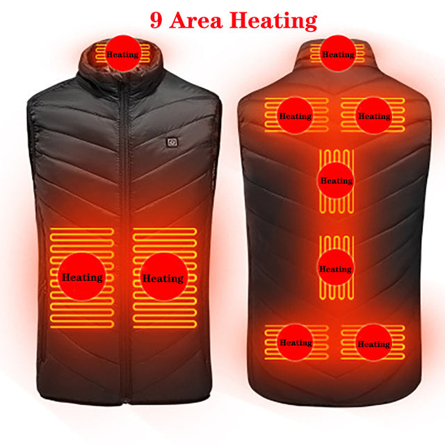 USB Heated Vest – Washable Electric Winter Wear