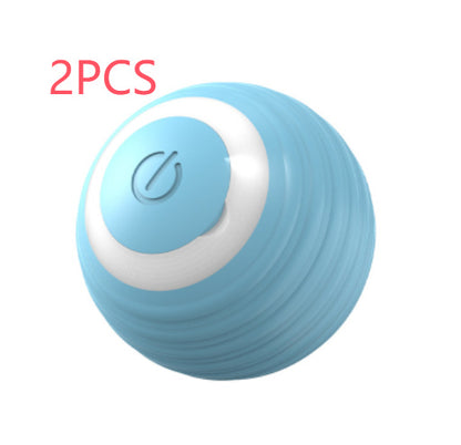 Automatic Bouncing Rolling Cat Toy Ball – Smart Self-Moving Interactive Toy for Kittens & Indoor Cats
