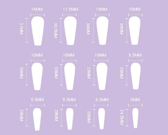 Soft False Nails – Ready to Wear Finished Nail Set