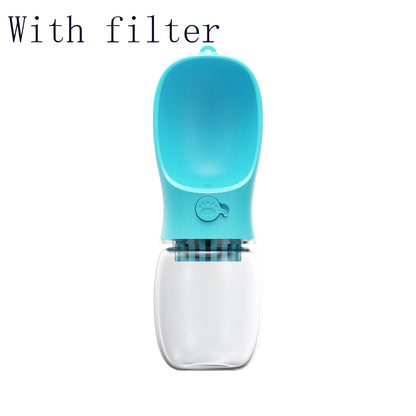 Portable Pet Water Bottle & Cup – Outdoor Travel Drinking Bottle for Dogs & Cats