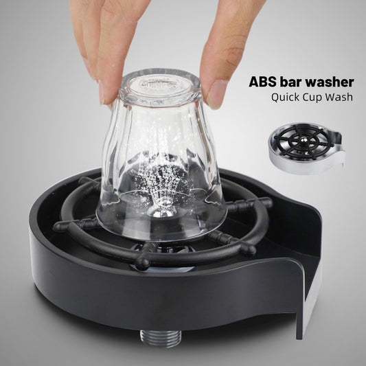 Cup Washer for Sink – High-Pressure Automatic Faucet Rinser for Bar, Kitchen, Coffee Pitchers