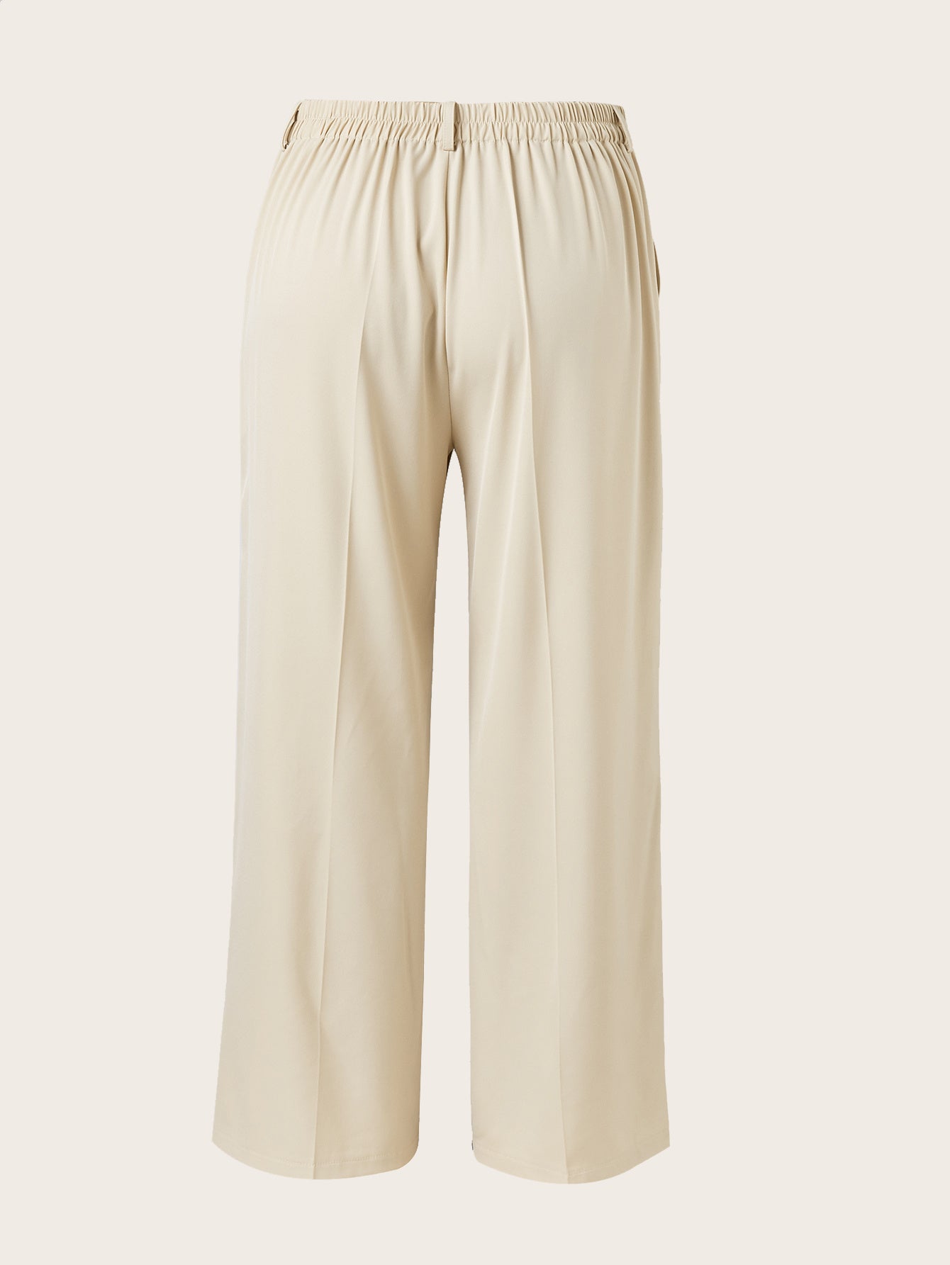 Women’s Plus Size High Waist Straight Leg Trousers