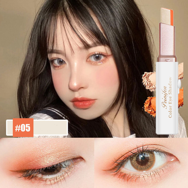 Lazy Eyeshadow Stick – Double Color Shimmer Waterproof