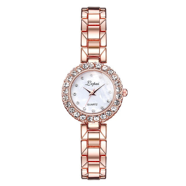 Women’s Luxury Quartz Watch & Bangle Set