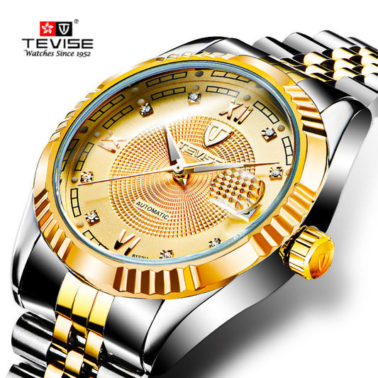 Teweisi Men’s Automatic Mechanical Watch – Waterproof Fashion Explosion
