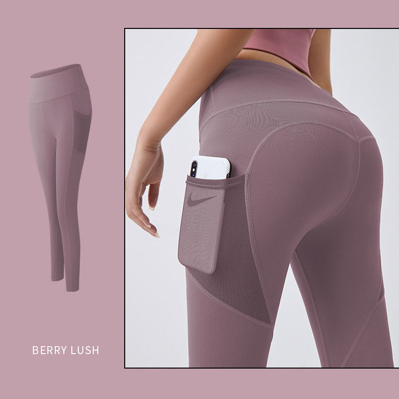 Women's Yoga Pants with Pockets – High Waist Tummy Control Leggings