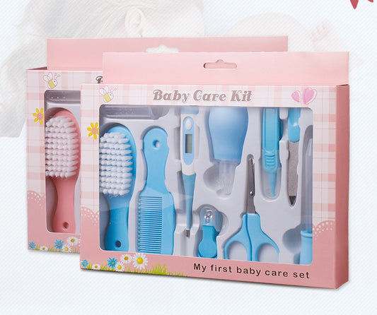Maternal & Infant Care Set – Thermometer, Nasal Care & 10-Piece Baby Manicure Nail Clipper Kit