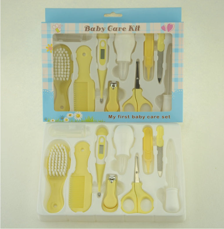 Maternal & Infant Care Set – Thermometer, Nasal Care & 10-Piece Baby Manicure Nail Clipper Kit