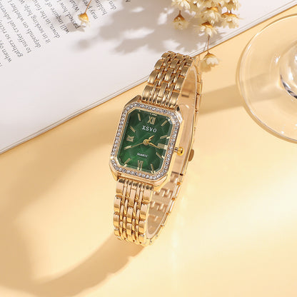 Women’s Wild Emerald Watch & Bracelet Set