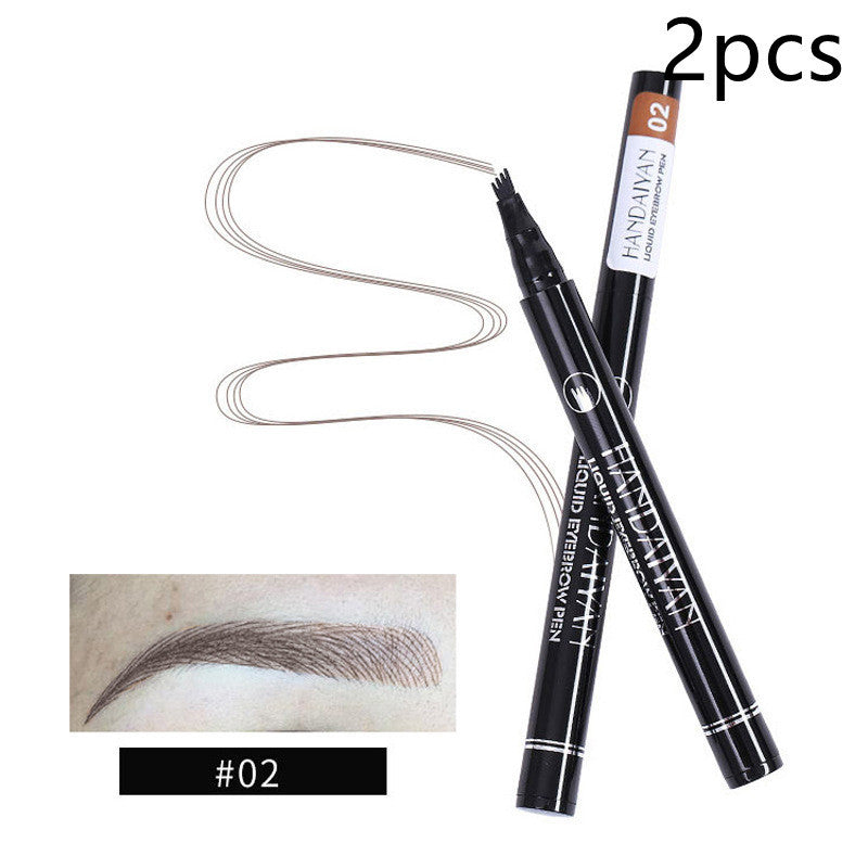 4-Head Liquid Eyebrow Pencil – Multi-Function Tattoo Brow Pencil