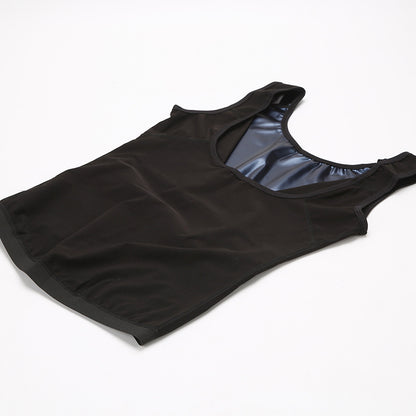 Men’s Neoprene Sweat Sauna Vest – Waist Trainer Slimming Body Shaper Corset