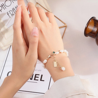 Zircon Pearl Bracelet – Fashion Luxury Jewelry