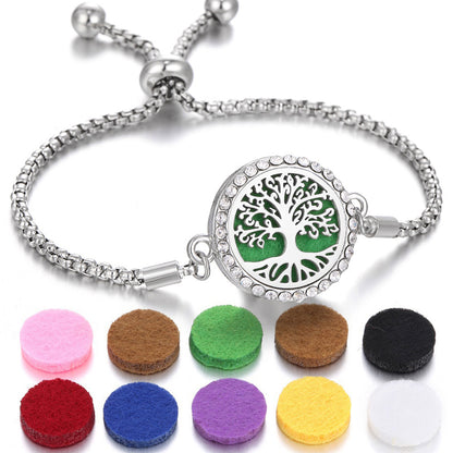 2024 New Kaleidoscope Aromatherapy Bracelet – Essential Oil Diffuser Locket Jewelry for Women
