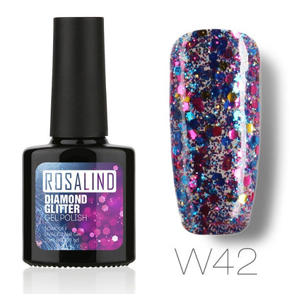 Diamond Nail Gel – Shiny Long-Lasting Gel Polish for Sparkling Nail Art