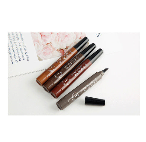 4-Head Eyebrow Pencil – Long-Lasting, Smudge-Proof Brow Pen