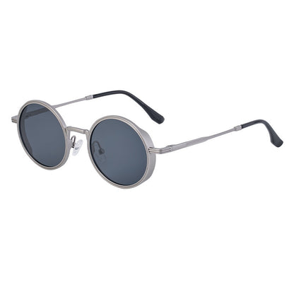 New Fashion Round Frame Sunglasses Men