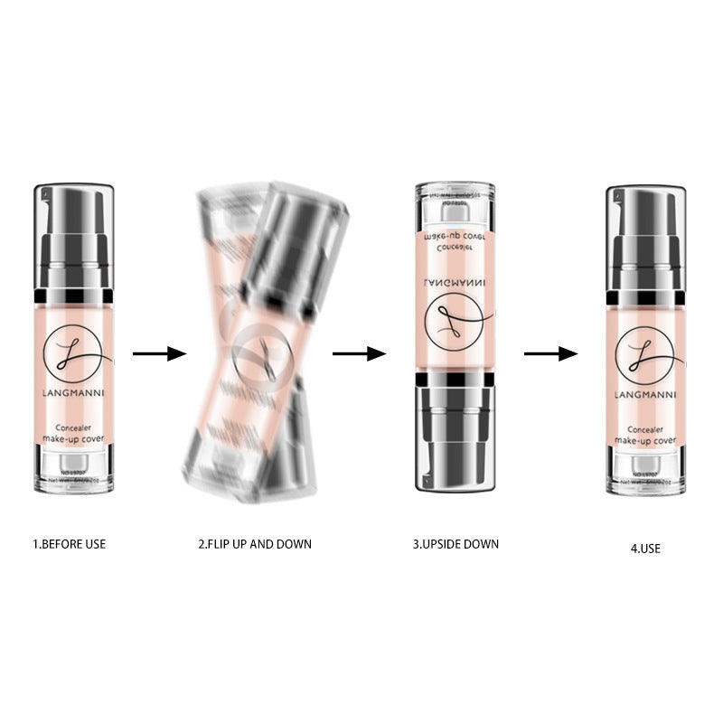"Liquid Foundation Concealer Full Coverage Makeup"