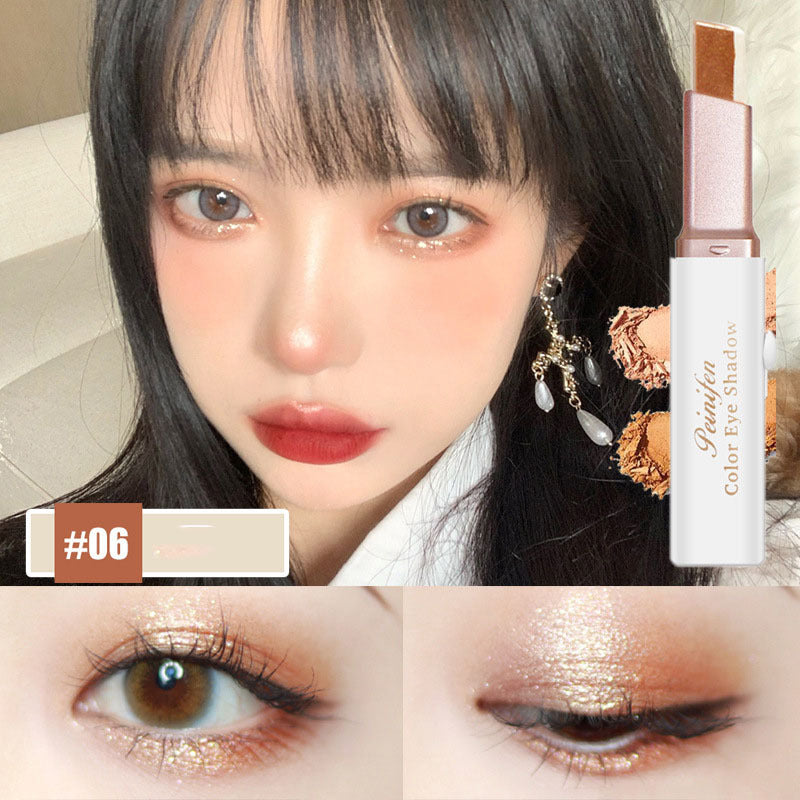 Lazy Eyeshadow Stick – Double Color Shimmer Waterproof