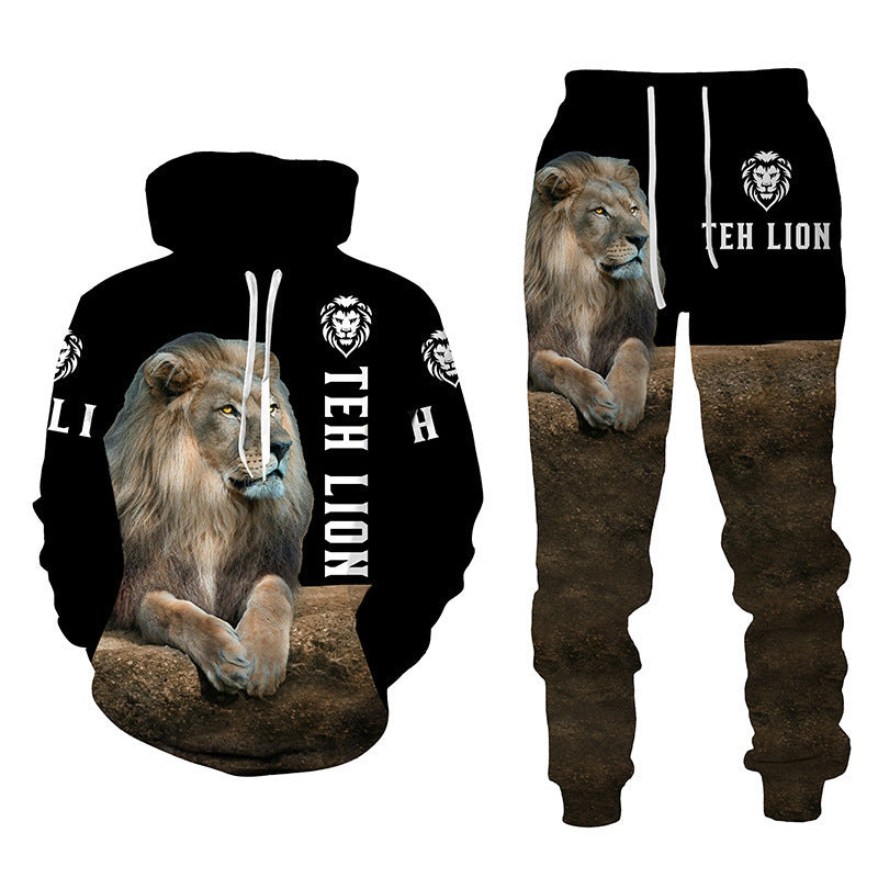 Tiger Print Sweater – Unisex Casual Fashion Set