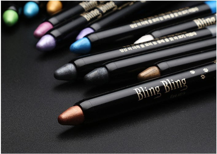 Pearlescent Eyeshadow Pen – Waterproof Shiny Gel Stick (15 Colors)