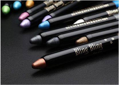 Pearlescent Eyeshadow Pen – Waterproof Shiny Gel Stick (15 Colors)