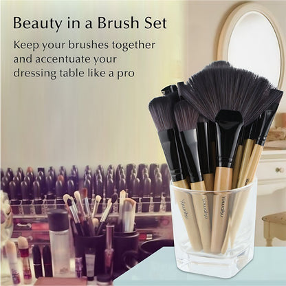 32Pcs Portable Makeup Brush Set with Travel Case