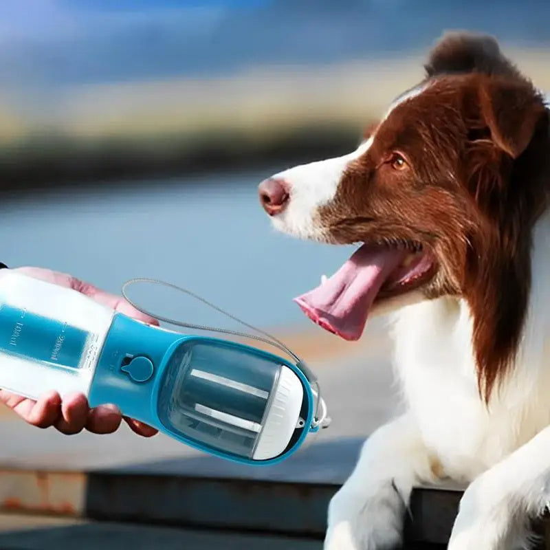 Multi-Functional Pet Travel Cup – Water, Food, Bags