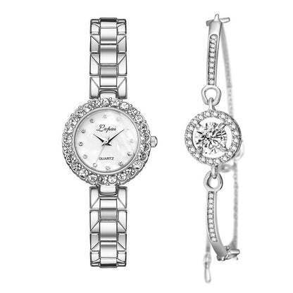 Women’s Luxury Quartz Watch & Bangle Set