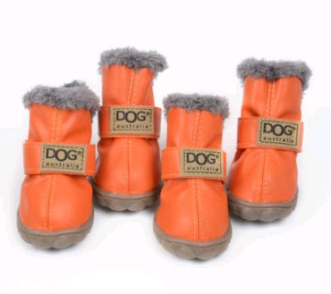 Warm Dog Snow Boots – Thick Winter Shoes for Teddy & Small Breeds