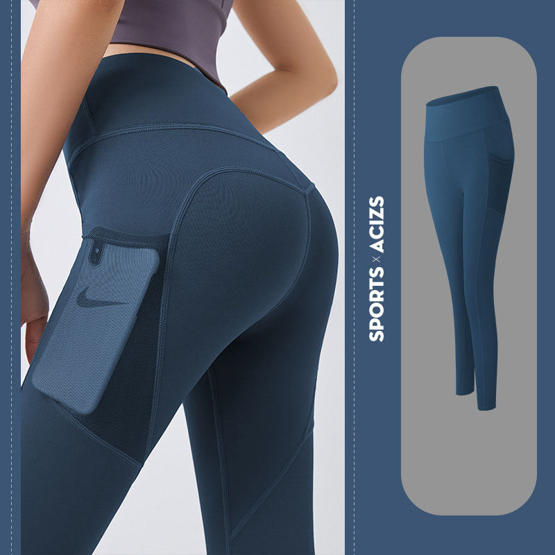Women's Yoga Pants with Pockets – High Waist Tummy Control Leggings