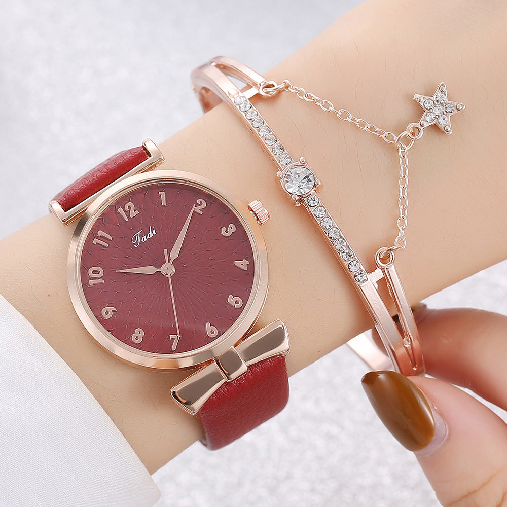 Women’s Student Fashion Watch & Bracelet Set