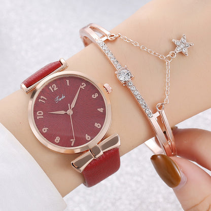 Women’s Student Fashion Watch & Bracelet Set