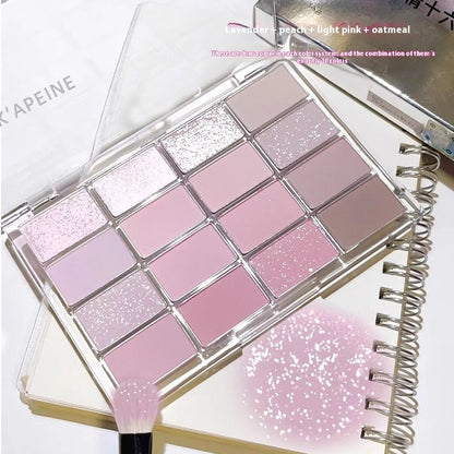 16-Color Shimmer & Matte Eyeshadow Palette