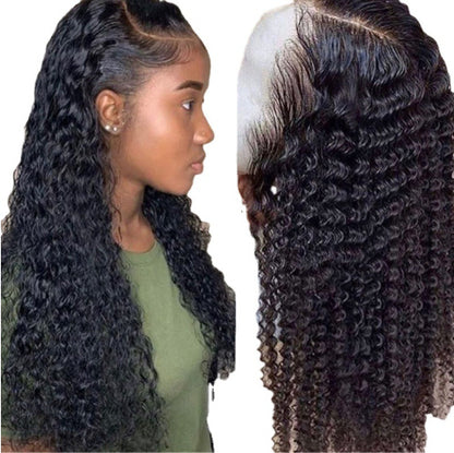 Brazilian Kinky Curly Lace Front Wig – Human Hair