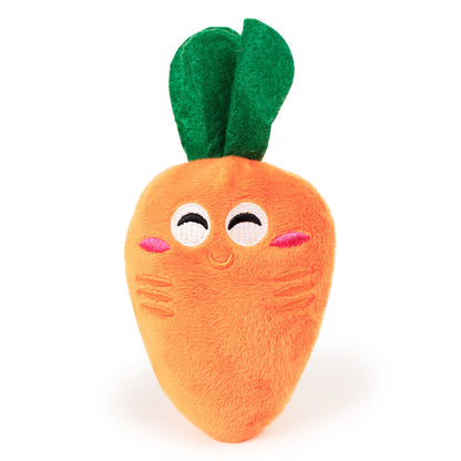 Carrot Plush Dog & Cat Chew Toy